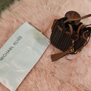Michael Kors Brown Bucket Bag